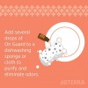 Try this tip with On Guard essential oil blend for a better experience with your stinky sponge!